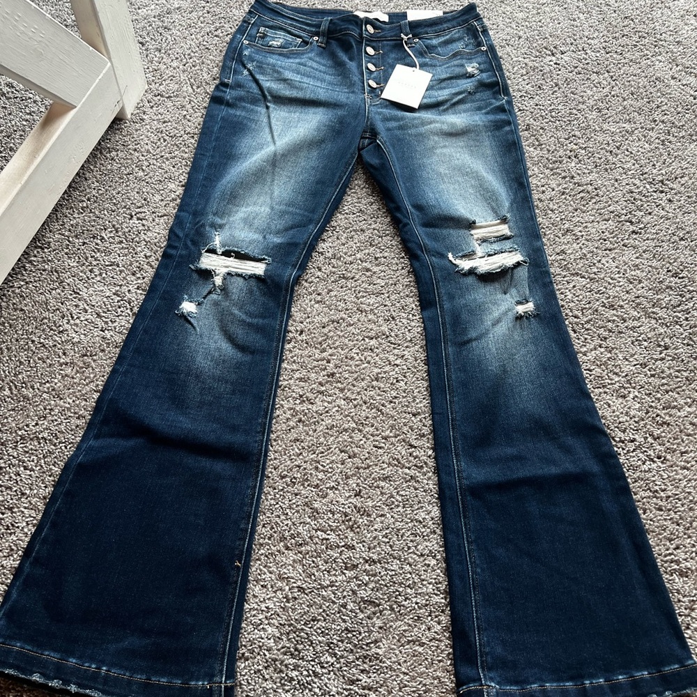 BNWT KanCan high waisted flare jeans